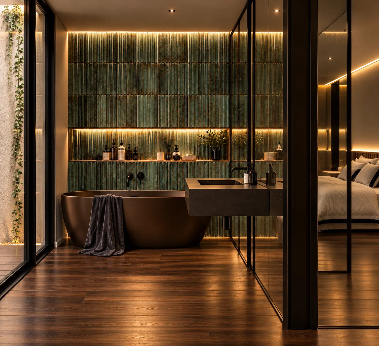 Baño principal, render del proyecto